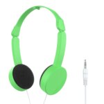 China Factory Hot Sell 3.5mm Wired Gamer Headphones Green Red White Popular Colors Earphone Music Calling Record Headset