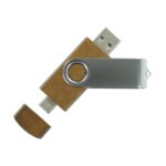 Custom Wooden Twister OTG USB 2.0 3.0 Flash Memory Stick Maple Walnut Swivel Type C Pen Drive for Phone Tablet Notebook Laptop - Image 2