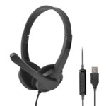Manufacturer Direct Sell Microphone Wire Usb Headsets With Volume Control USB Plug Perfect Sound School Office Gaming Headphone