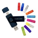 Gadgets Electronics Type c Otg Usb Pen Drive Customized logo 2.0 3.0 8GB 16GB 32GB 64GB Swivel Usb c Otg Usb Flash Drive - Image 2