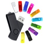 Custom Logo Pen Drive 2.0 3.0 Swivel Usb Flash Drive 2GB 4GB 8GB 16GB 32GB 64GB Pendrive 128GB Memory Usb Stick