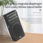 China Manufacturer Clear Dial Portable Radio with Best Reception Battery Operated Powerful Speaker Radio with Earphone Jack - Image 3