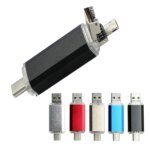 Factory Wholesale Custom OTG Usb Flash Drive 8G 16G 32G 64GB Flash Disk for Phone Tablet Pendrive USB-C 4 in 1 Flash Drive