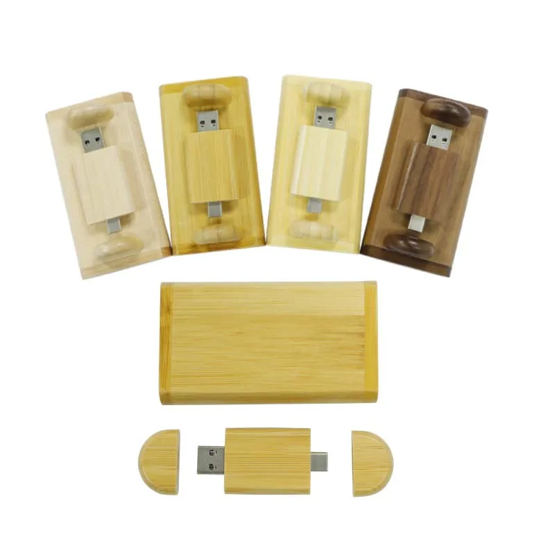 Hde2bbf0a2f8047c08d6687be52a46f8cN High Quality Wooden Pen Drive 2.0 3.0 4GB 8GB Otg Type C Wood Pendrive 16GB 32GB 64GB 128GB Flash Memory Usb Flash Drive - Image 1