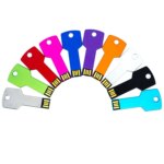 Factory Wholesale Metal Key Usb Drive 2.0 3.0 1GB 2GB 4GB 8GB 16GB 32GB 64 GB Usb Memorias Waterproof Usb Memory