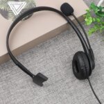 Single Ear Headset With Mic Noise Cancelling Type C Wired Telephone Headphone for Conference Call Centre Business Communication - Image 3