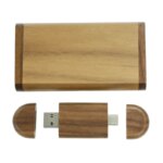 New Arrival Phone Accessories Wooden Type C Otg Usb 2.0 3.0 Flash Drive Personalized Logo 16Gb 32Gb 64Gb USB C Flash Drive - Image 3