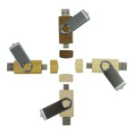 Custom Logo Swivel Wooden Usb Flash Drive 2.0 3.0 4GB 8GB 16GB Pendrive 32GB 64GB 128GB Pen Drive Memory Stick Type C Usb Flash - Image 2