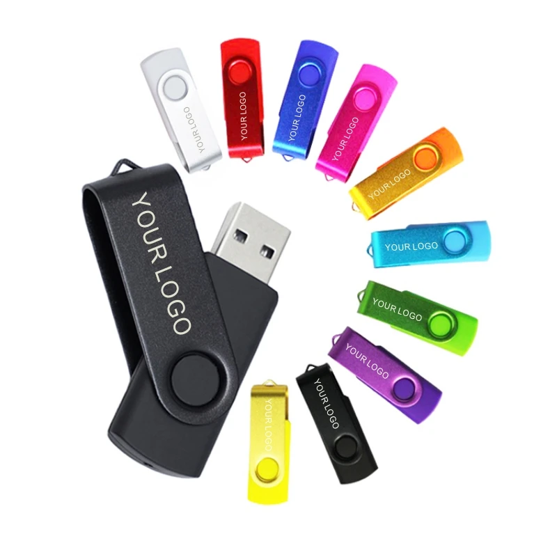 Hec4d017a73d6449d8d28ecb080a2caed9 Factory Price Swivel Usb Stick 2.0 3.0 2GB 4GB 8GB 16GB 32GB 64GB Pen Drive 128GB Pendrive Memory Usb Flash Drive - Image 1