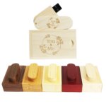 High Quality Swivel Usb Flash Drive Wooden 2.0 3.0 Pendrive 2GB 4GB 8GB 16GB 32GB 64GB 128GB Pen Drive Wood Usb Stick