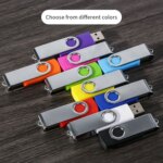 Customizable logo USB Swivel Shape Pen Drive 8GB 16GB 32GB 64GB 128GB High Speeds 2.0 3.0 Usb Stick Free logo Usb Flash Drive - Image 4