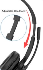 New Wired Single Sided Call Center Headset ENC Noise Cancelling USB Headphone With Microphone and Controller for Telephone Calls - Image 5