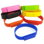 Cheapest Price Customizable logo Multi Colors Silicone Wristband Usb Flash Drive Promo Advertising Gifts Cles Usb Bracelet - Image 4