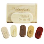 Wedding Customer Logo Wooden USB Sticks With Box Usb 2.0 3.0 Flash Drive Memory Stick Pen Drive 16Gb 32Gb U Disk Wedding Gift - Image 3