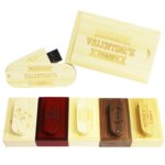 Swivel Wooden Pendrive Custom Logo Wood Usb Stick 2GB 4GB 8GB 16GB 32GB 64GB Pen Drive Memory Stick Usb Flash Drive - Image 5