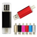 Factory Wholesale Dual Port Personalized Type c Otg Flash Driver 2.0 3.0 8GB 16GB 32GB 64 GB Pendrive 2 in 1 Usb-C Flash Drive - Image 2