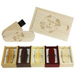 High Speed Personalized Wooden Usb Flash Drive with Box 2.0 3.0 8GB 16GB 32GB 64 GB Usb Memory Swivel Wood Memory Usb Flash - Image 3