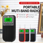 New Design Multi-band Mini Size Portable Radio Player Am Fm Sw Home Radio - Image 2