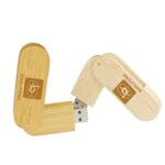Rotating Wood Customized New USB 2.0 Flash Drive 1GB-64GB Pendrive Gift - Image 2