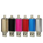 USB Flash Drive OTG 2 in 1 USB2.0 & Type-C Pen Drive 128GB 64GB 32GB Pendrive Metal USB Memory Stick Flash Disk for Phones PC - Image 4